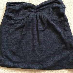 COPY - Black lace tube top